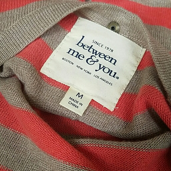 ☆Between me & you Striped Sweater • EUC - Picture 3 of 3